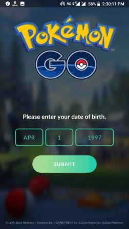 Pokemon Go Game