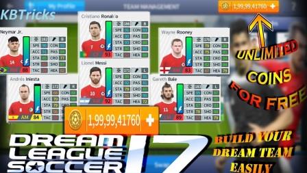 Dream League Soccer 2017 Mod APK Unlimited Money