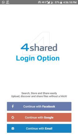 4shared Login