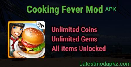 cooking fever modded apk