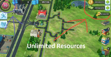 Simcity Buildit Mod APK Android Unlimited Coins
