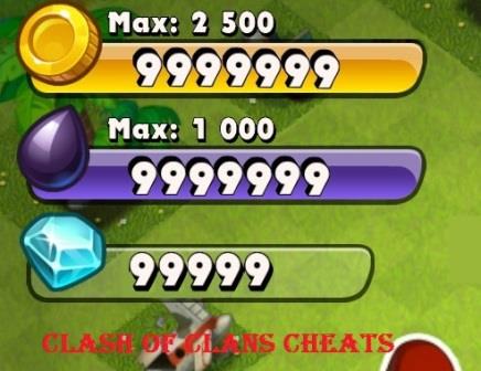 cheat codes for clash of clans for android